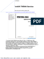 Tora Max Forklift Twb40 Service Manual