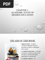 Chapter 1 Academic Study in Higher Education