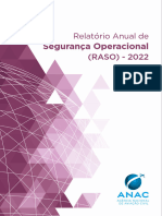 Relatório Anual de Segurança Operacional - 2022
