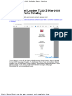 Terex Wheel Loader Tl80 Z Kin 0101 Radlader Parts Catalog