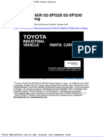 Toyota Forklift 02 5fg28!02!5fg30 Parts Catalog