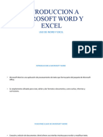 Introduccion A Microsoft Word y Excel
