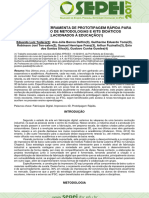 Impressão 3D Ferramenta de Prototipagem Rápida para Elaboração de Metodologias e Kits Didáticos Relacionados À Educação.