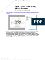 Toyota Avensis Diesel 2009 2013 Electrical Wiring Diagram