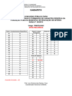 Coseac 2016 Prefeitura de Niteroi RJ Psicologo Gabarito