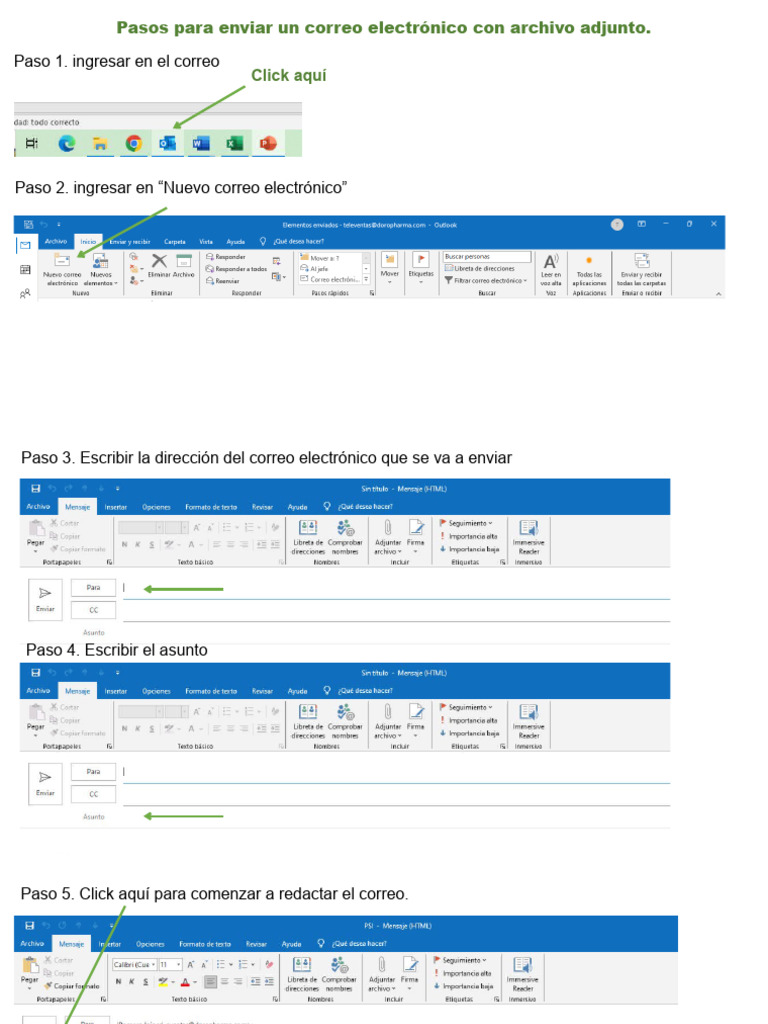 Cómo enviar un correo con archivo adjunto | PDF