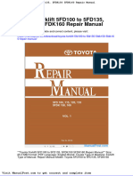 Toyota Forklift 5fd100 To 5fd135 5fdk150 5fdk160 Repair Manual