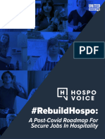 Rebuild Hospo A Post Covid Roadmap For Secure Jobs in Hospitality