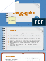 Clase Odontopediatria II Semestre 2023-20 EX FINAL