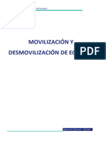 Movilización y Demovilización de Equipos - Defensa Ribereña