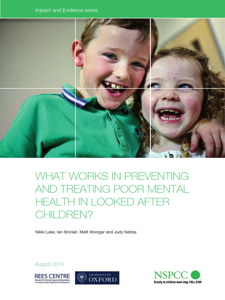 What Works in Preventing Treating Mental Health Looked After Children ...