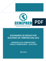 Escenario de Riesgo Descenso Temperatura Mjj2019