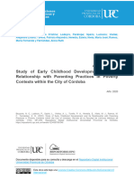 Study of Early Childhood Development and Its Relationship With Parenting Practices in Poverty Contexts Within The City of Córdoba