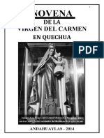 Virgen Del Carmen en Quechua