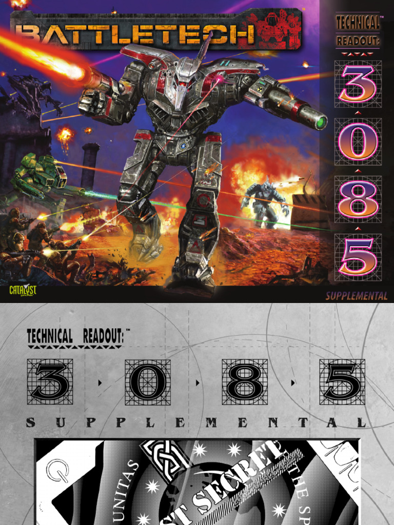 12 - BattleTech - 35S001 - Technical Readout 3085 Supplemental | PDF ...