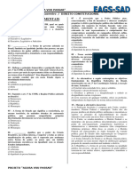 Projeto Agora Vou Passar - Direito Constitucional