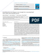 Quantifying Short-Term Changes in Snow Strength Due To Increasing Liquid Water Content Above Hydraulic Barriers