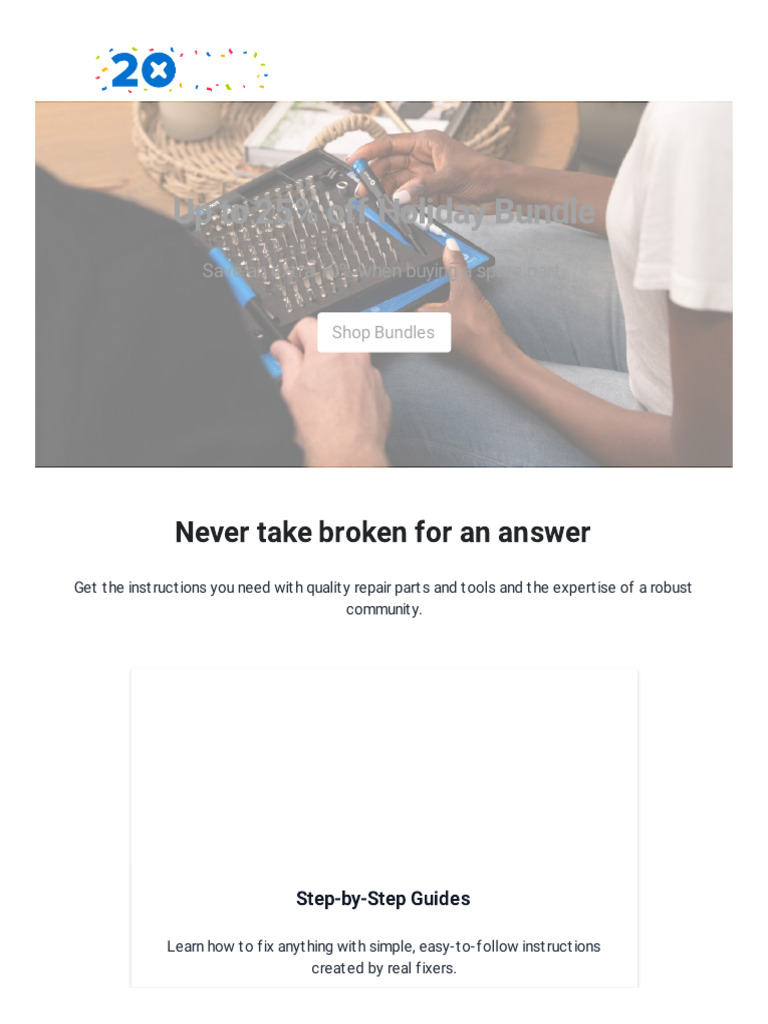 Ifixit The Free Repair Manual Download Free PDF Information