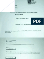 ÉPREUVE CFJ @FT