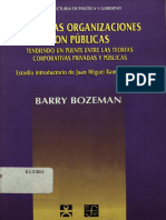 Todas Las Organizaciones Son Públicas (Bozeman, 1987, PP 54-70)