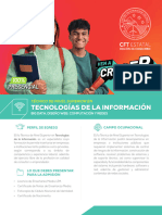 Plan de Estudios Admision 2023 Tecnologias de La Informacion