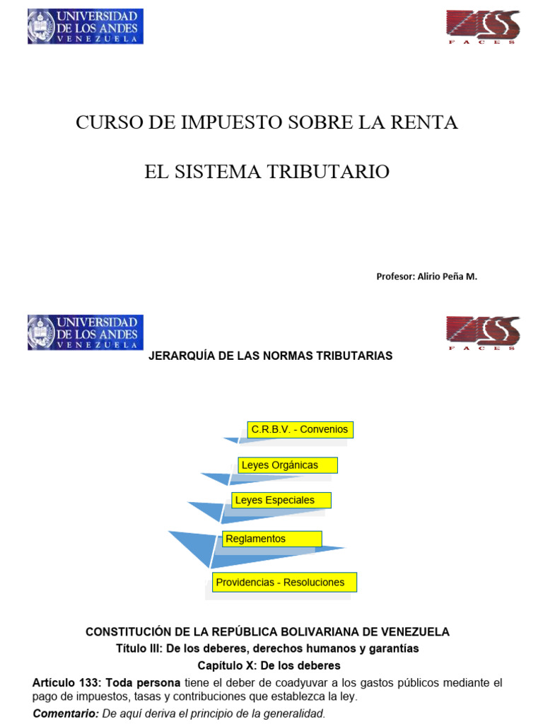 El Sistema Tributario | PDF | Impuestos | Impuesto sobre la renta