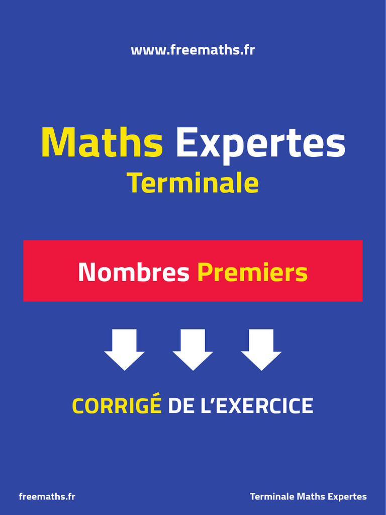 Exercice sur le petit théorème de Fermat PDF Nombre premier Nombre — free download