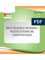 Droits Et Obligations Du Fonctionnaire Et Procedur - 221031 - 094820