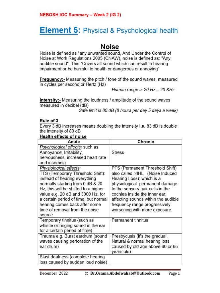 Managing Physical Health Risks at Work | PDF | Ionizing Radiation ...