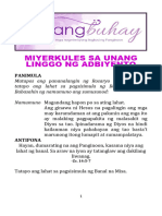 Miyerkules Sa Unang Linggo NG Adbiyento B 2023