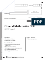 SEE General Mathematic SEE 2 Paper 2 2021