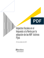 IF en IR Por Adopcion de Las NIIF Activos Fijos 2011 - EY