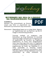 Biyernes NG Ika-34 Linggo Sa Karaniwang Panahon