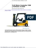 Yale Forklift Ac Motor Controller VSM and Display Software 10 2020