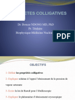 Proprietes Colligatives