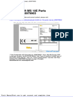 Yale Forklift Ms 10e Parts Manual 258979903