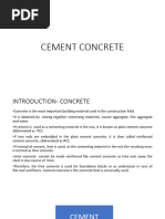 Cement Concrete