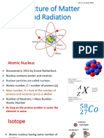 Lecture-2 (Structure of Matter & Radiation)