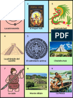 Lotería A Base de Maíz Ilustrada Colorida