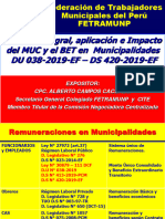 Exposicion Afinada Julio 2023 Lima - Peru D.U 038-2019 y D.S 420-2019-Ef