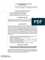 Modelo de Acta No Presencial de Directorio