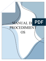 Manual de Procedimientos de La Empresa