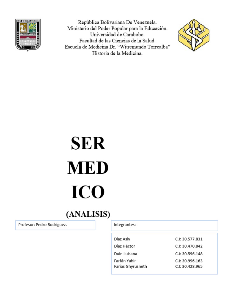Ser Medico Pdf Medicina Cadáver