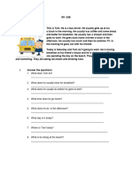 Present Simple Vs Present Continuous Reading Comprehension Exercises - 16223