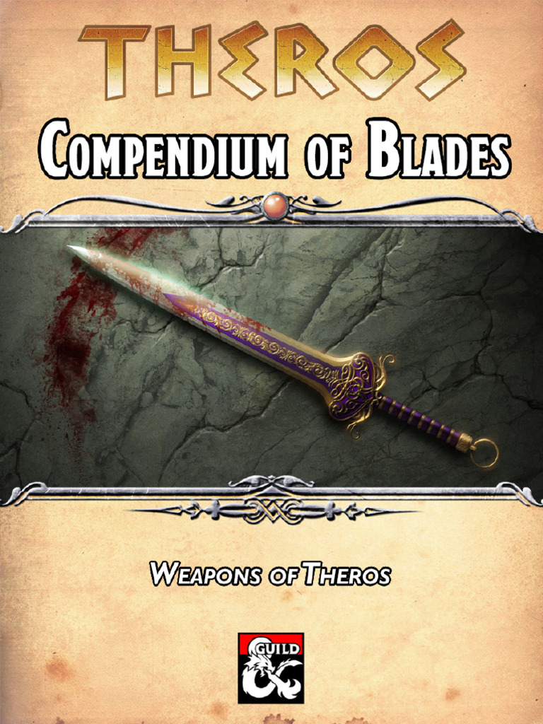 of Blades Weapons of Theros 1.2 PDF Sword