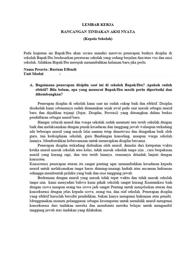 Lk rencana aksi nyata kepala sekolah pdf