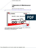 Terex Ta30 Operators Maintenance Manual a902