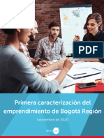 Primera Caracterización Del Emprendimiento de Bogotá Región 2020