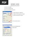 Desenhar por rumo e distância no AutoCAD