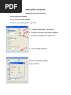 Desenhar por rumo e distância no AutoCAD